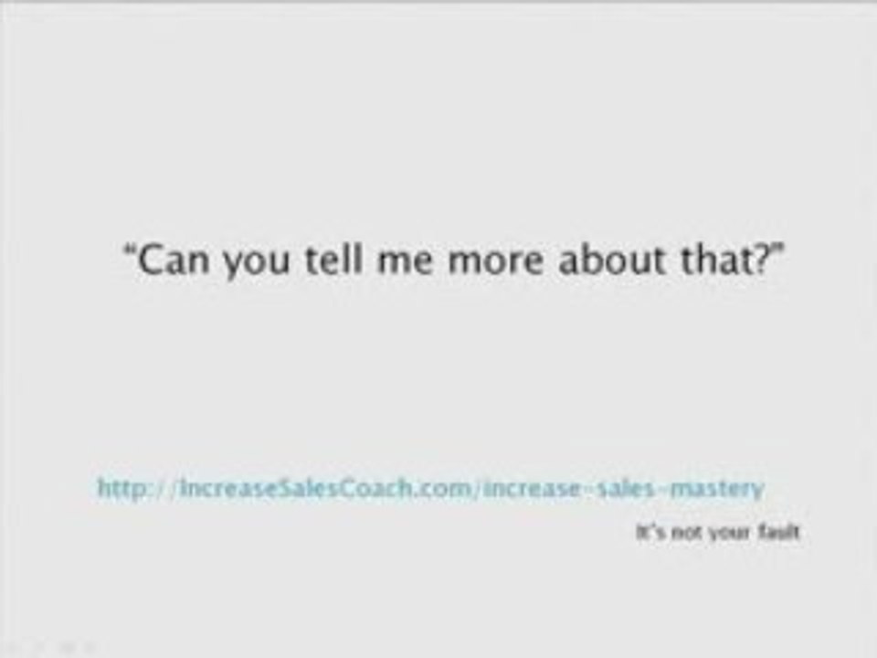 Take the Money Issue Off the Table & Sell More