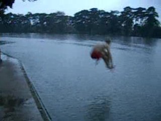 Plongeon quelque part ... dans le froid