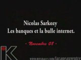 sarkozy, les banques et la bulle internet