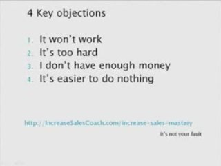 How to Avoid 4 Key Sales Objections