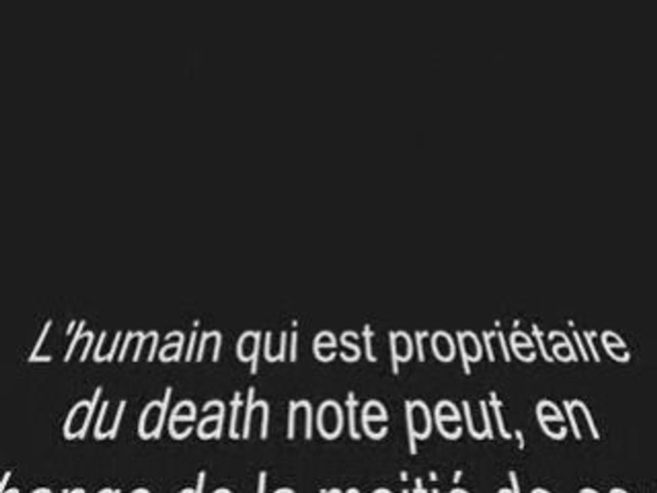 Regles du death note