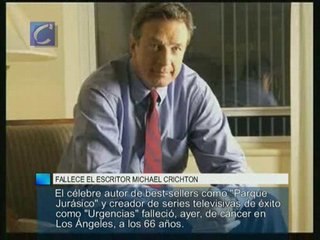 Fallece, a los 66 años, el escritor Michael Crichton