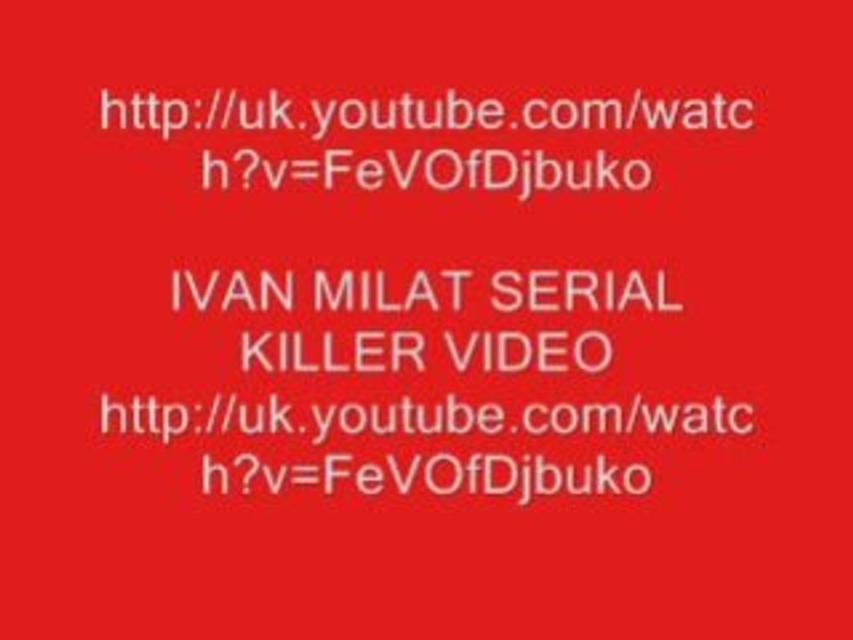 IVAN MILAT SERIAL KILLER