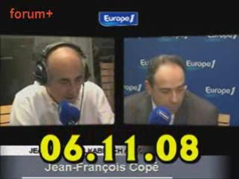 ITW de Jean-François Copé (06.11.08)