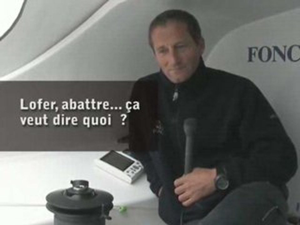 Vendée Globe - Michel Desjoyeaux : lofer et abattre
