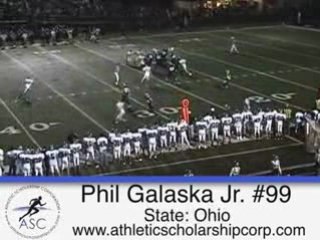 Phil Galaska Jr #99 DE Strongsville High School