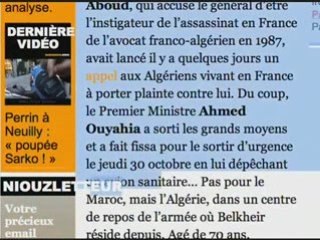 Belkheir renvoyé en urgence de Paris