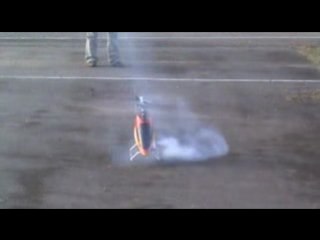 Jérémy et son T-Rex 600 le 2 Novembre 2008