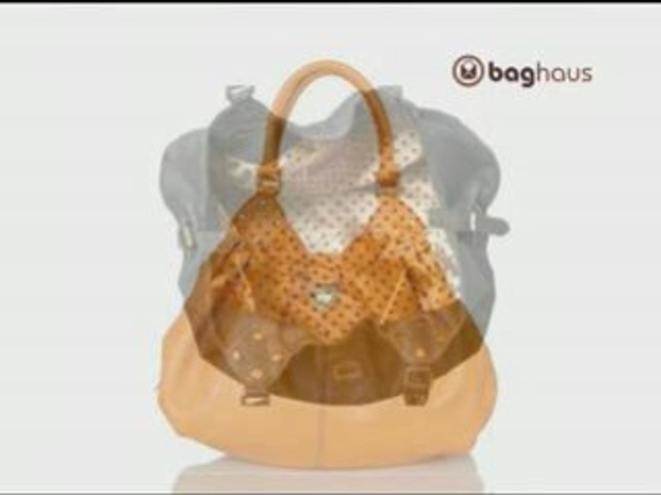 Baghaus TV - Melie Bianco Distressed Pushlock Hobo