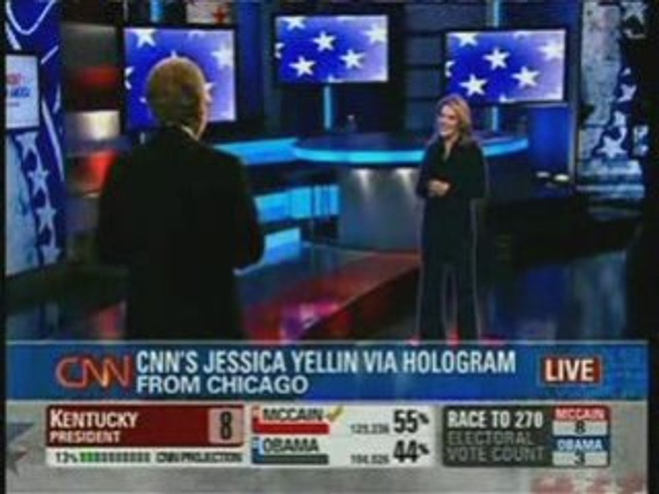CNN Debut NEW HOLOGRAM Technology