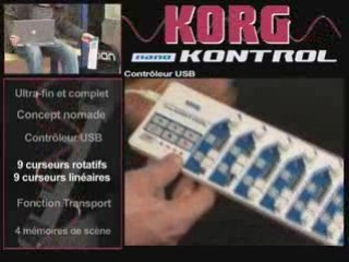 Controleur USB Korg NanoKontrol (La Boite Noire)