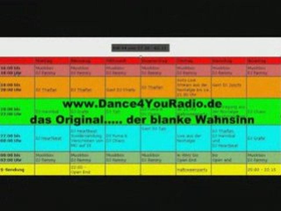 Dance4youradio & nostalgie. geburtstagsfeier am 01.11.2008.