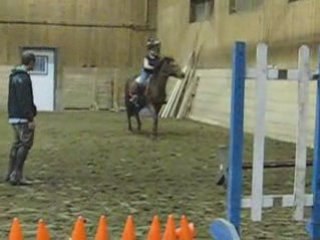 Lover Boy et moi à son premier saut.