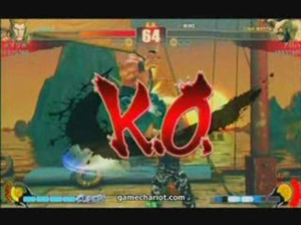 Street Fighter 4 : Guile vs Zangief