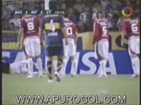 Boca 1 Inter 2 Goles Magrao Riquelme Alex
