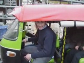 Arrivée du rickshaw à Lille