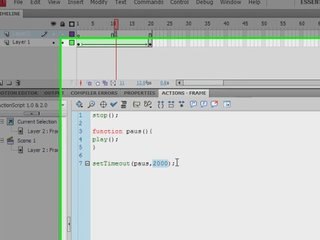 Flash: Temps d'arret en as2