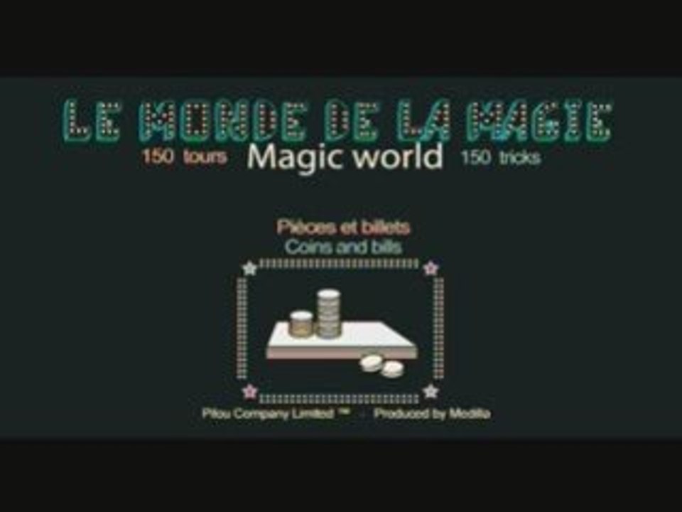 Le monde de la magie en DVD