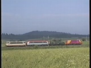 Train de machines pour Pontarlier