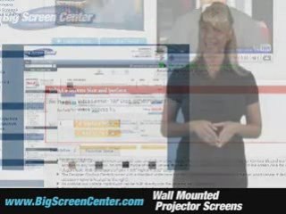 Wall Mounted Projector Screens