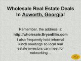 Acworth Wholesale Real Estate Deals by Bryan Ellis