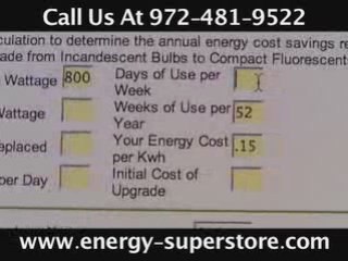 Energy Savings Calculator