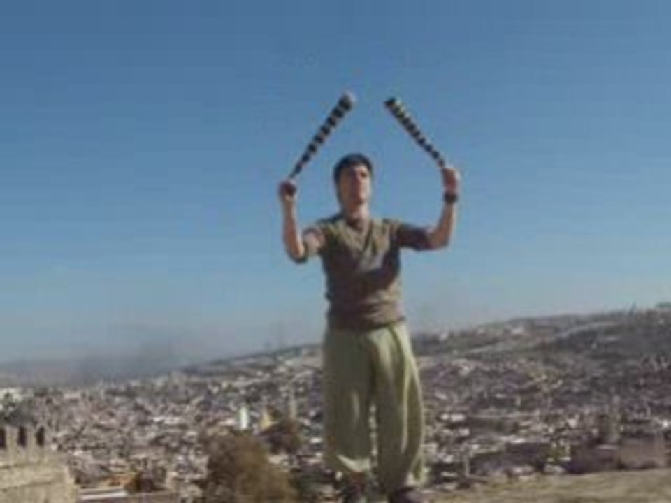 llano : poï, bolas, session socks - Maroc - 11 2008