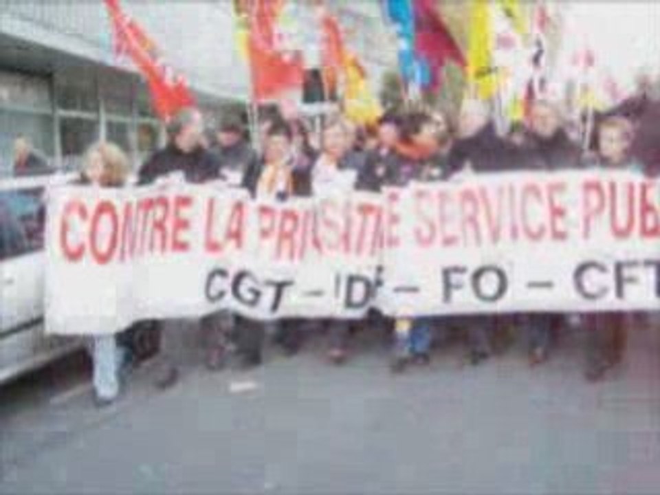 MANIFESTATION POUR LA POSTE