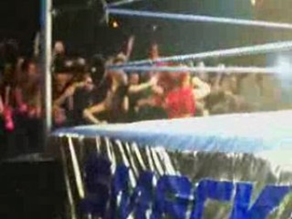 Wwe smackdown à nice Mc Cool/Maria vs Maryse/nathalya