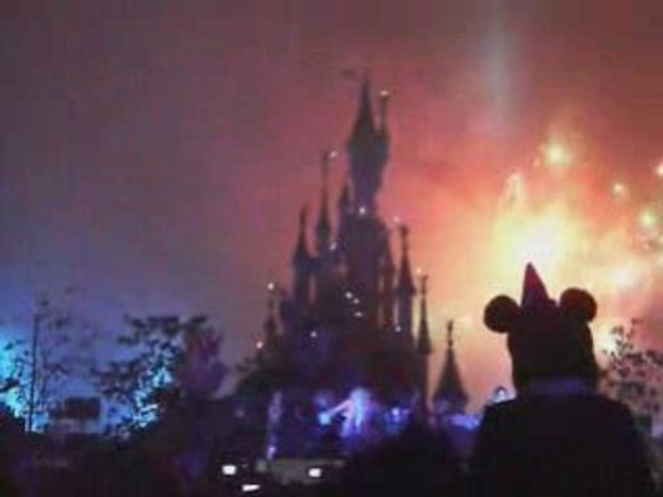 Feux d'artifice 31 octobre 2008 à Disneyland Resort Paris