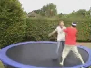 Funny Trampoline Accident