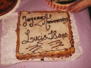 Anniversaire lucie