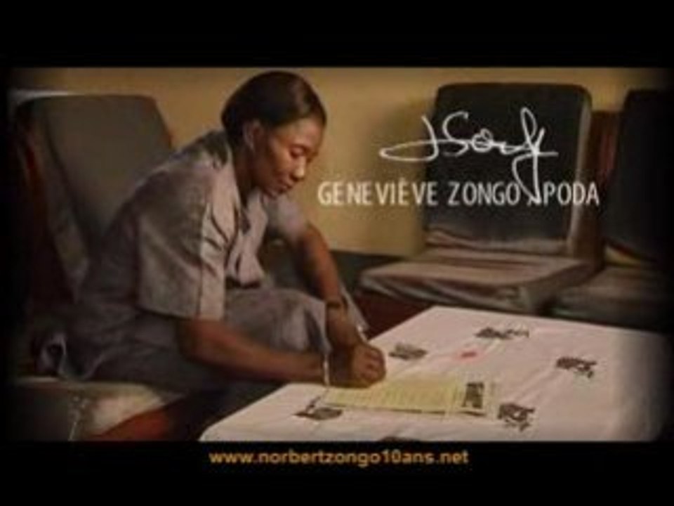 Pétition Norbert Zongo 10 ans - Geneviève Zongo