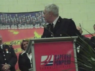 Départ et arrivée chez les sapeurs pompiers de Montceau