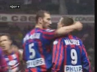 But de Mazure contre Lyon (Saison 2004-2005)