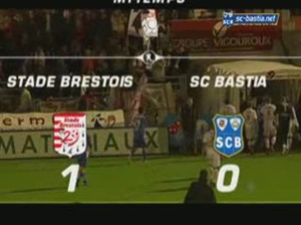 L2 / 2008-09 - Brest 4-0 Bastia : Le résumé