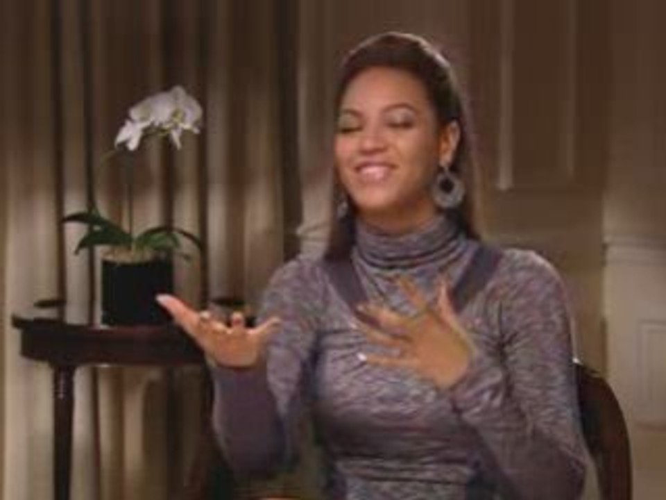 Beyonce tries to do a British accent
