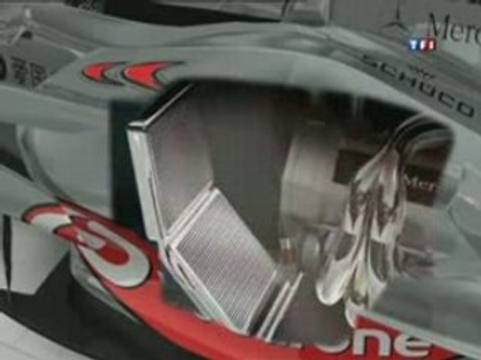 Animation 3D Refroidissement moteur McLaren