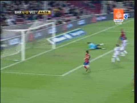 FC BARCELONE - VALLADOLID 4-0 BUT DE ETO'O