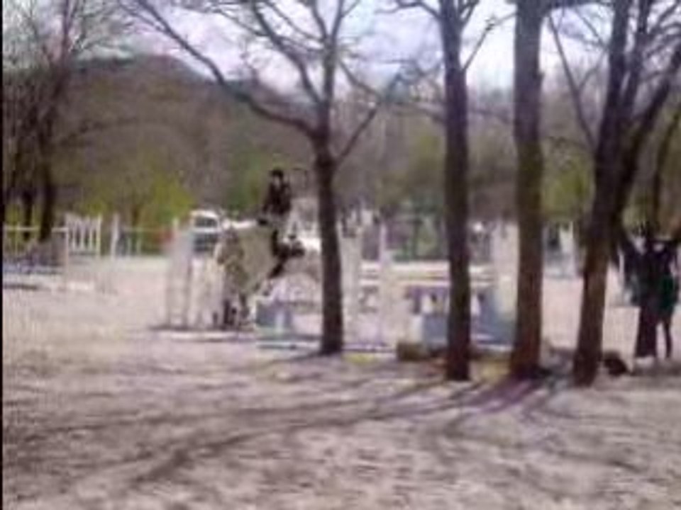 Moi et Enzo obstacle