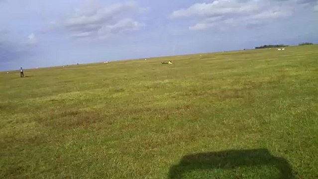 Régis fait du kite-MTB