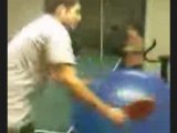 Kid Gets Knocked out by Workout ball