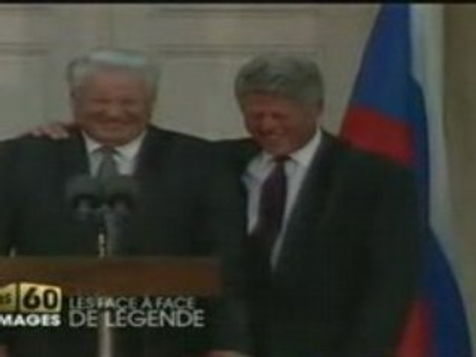 L'incroyable fou rire de Bill Clinton et Boris Eltsine