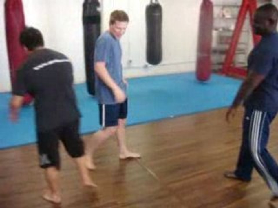 Donnie B. Old Style Muay Thai Clinch