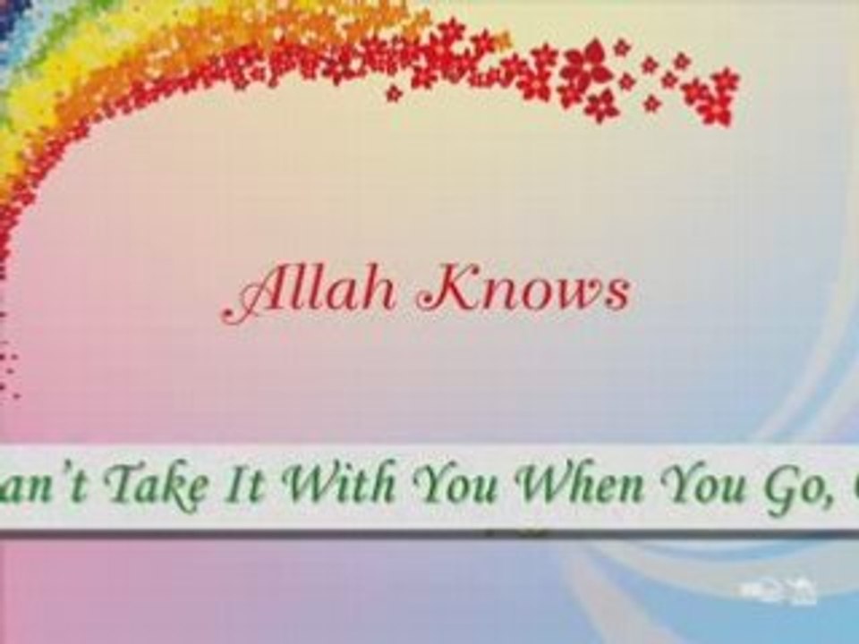 Zain Bhikha - Can't Take It With You (with lyrics)