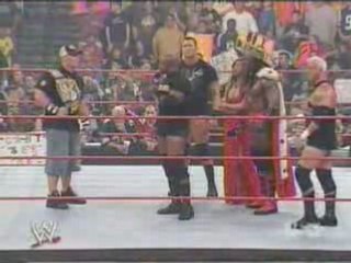 Randy Orton, John Cena, Mr. Kennedy, and Booker in the Ring