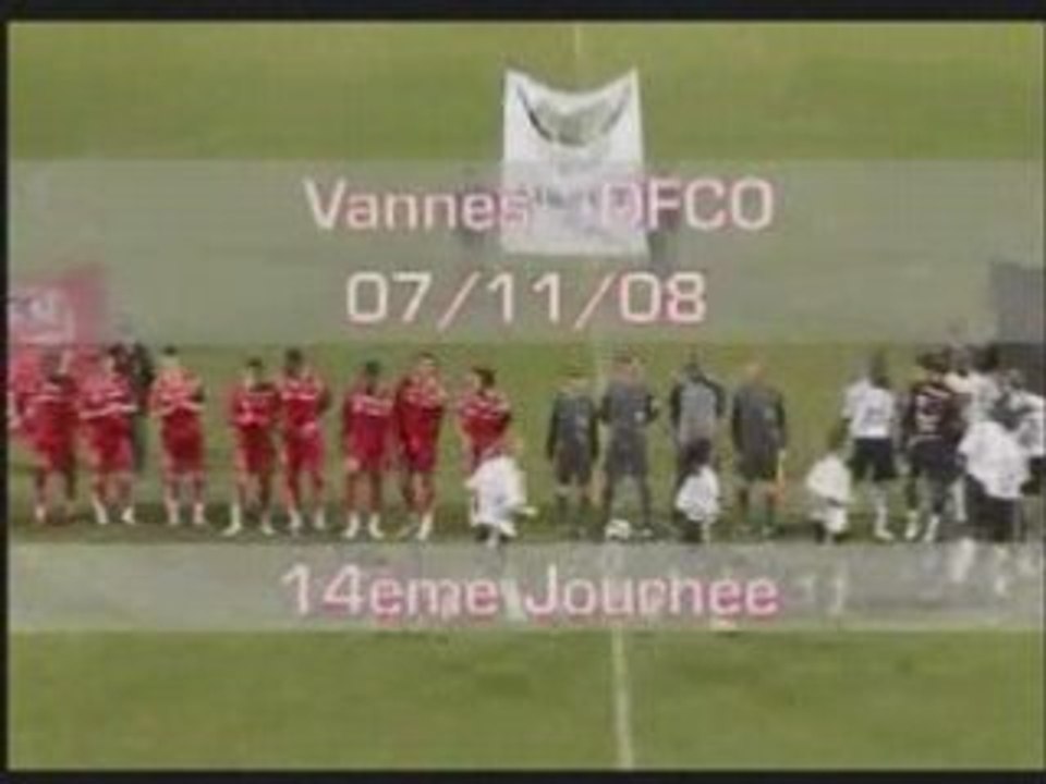 Vannes-dfco  7/11/08  ligue2  14eme journée
