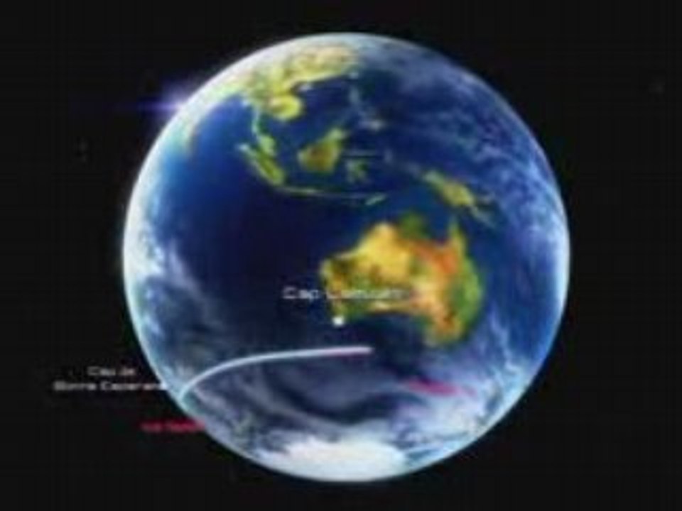 Vendée Globe 2008 - Un Globe en 3D et en 40 secondes