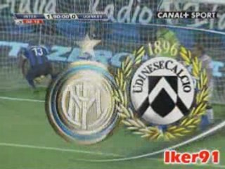 INTER MILAN - UDINESE 1-0 BUT DE CRUZ