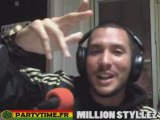 Freestyle Million Stylez at Party Time Radio Show